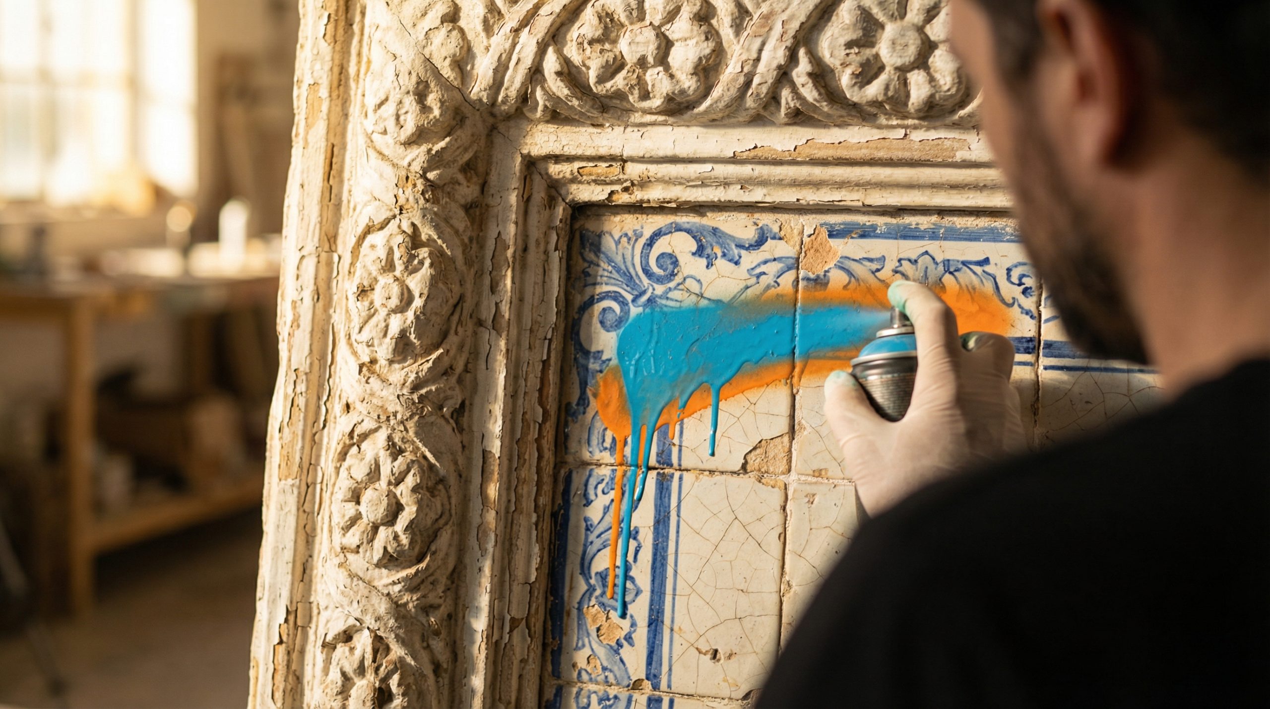 Muros grafitados desafiam a Arquitetura e Arte oficial - 2