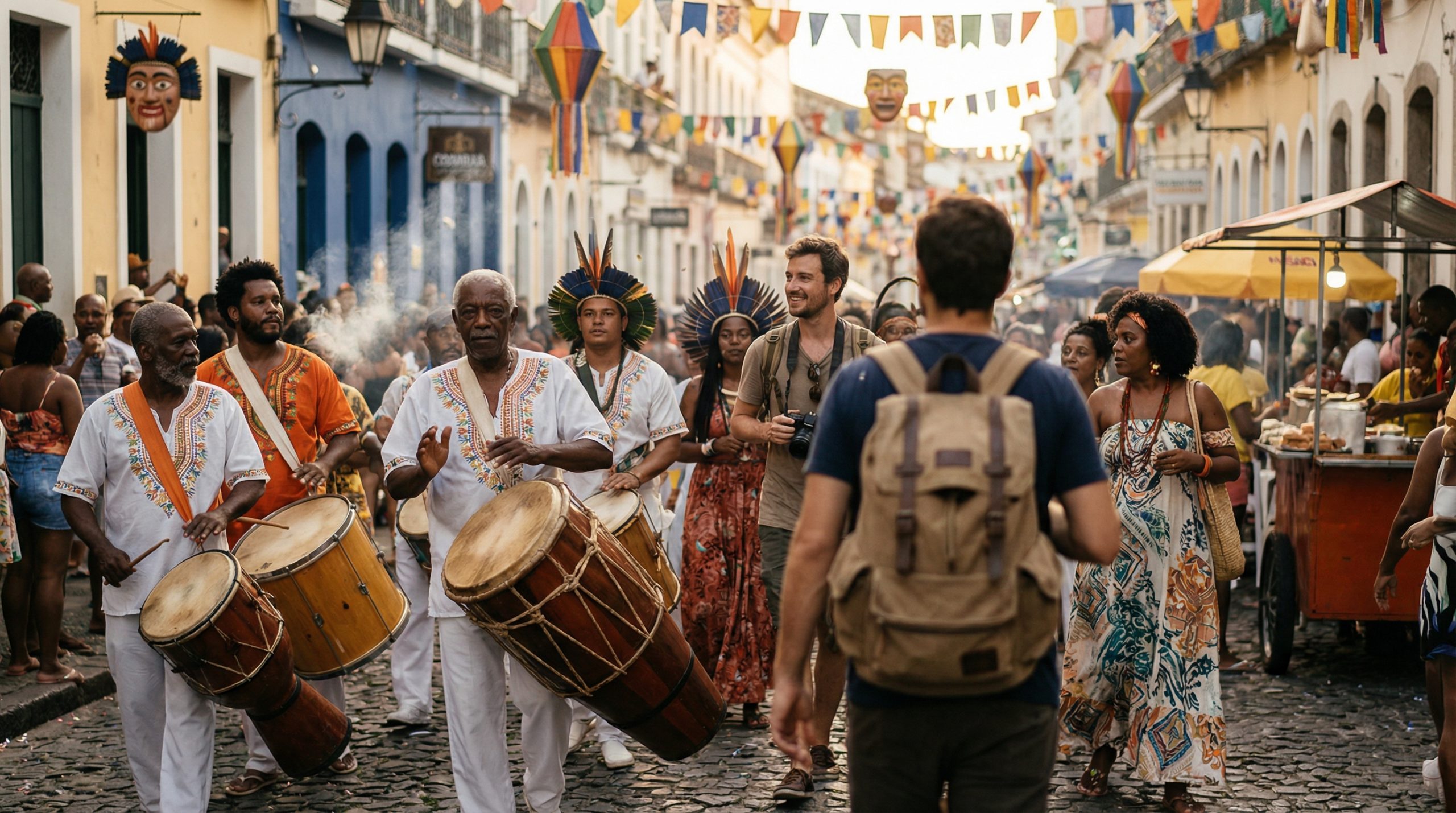 Siga os tambores (sem mapa) nas Festas e Tradições